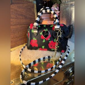 Betsey Johnson Mini Two way Barrel Bag